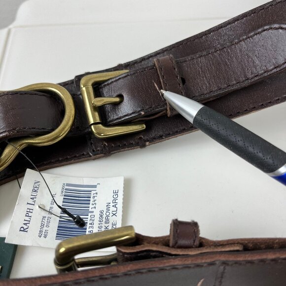 Lauren Ralph Lauren Equestrian Genuine Leather Womens Belt XL main image 8